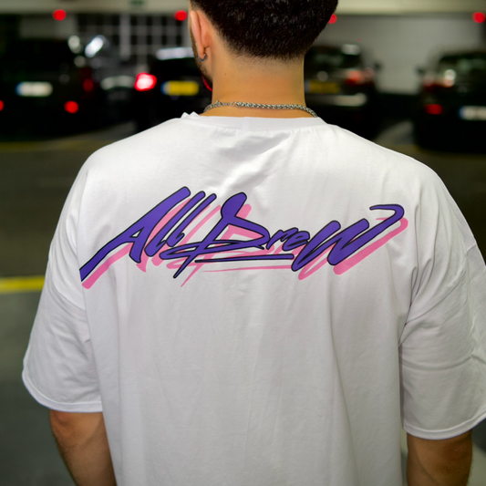T-SHIRT "PURPLE AND ROSE"